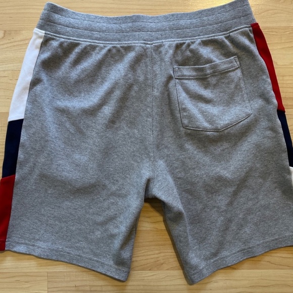 Polo Ralph Lauren Sweat Shorts Men's M Gray Pony Pockets Drawstring - Picture 4 of 9